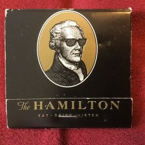 The Hamilton - Match Book - Washington DC